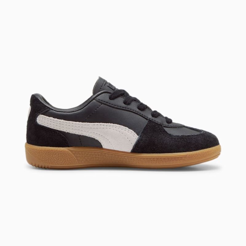 Puma | Boys Palermo Leather Little Kids Sneakers - Black-Feather Gray-Gum