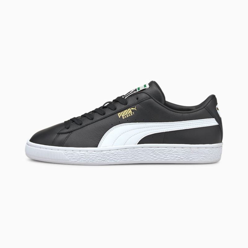 Puma | Men's Basket Classic XXI Sneakers - Black-White - Click Image to Close