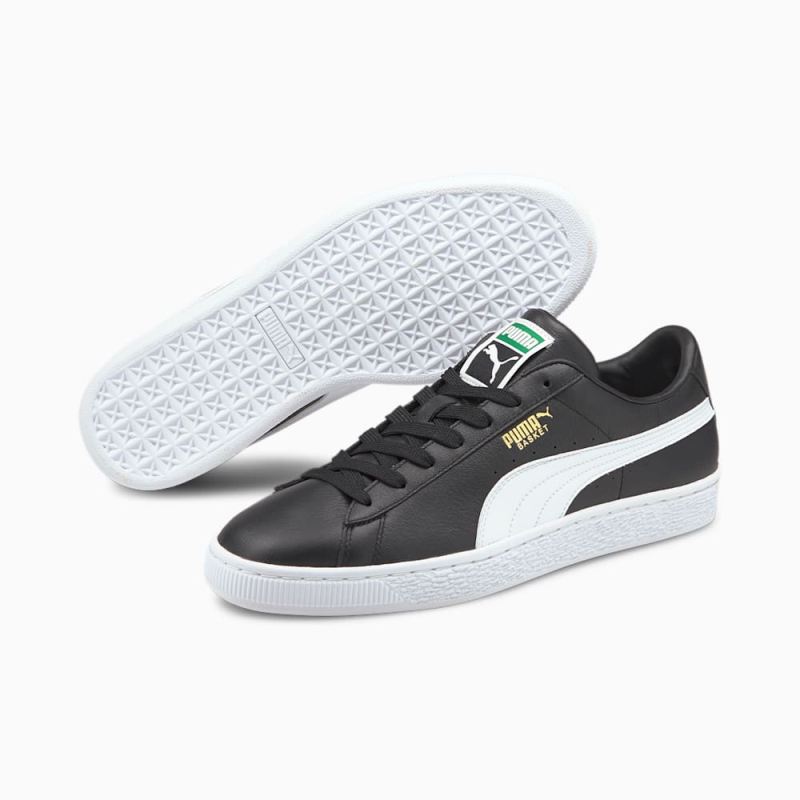 Puma | Men's Basket Classic XXI Sneakers - Black-White