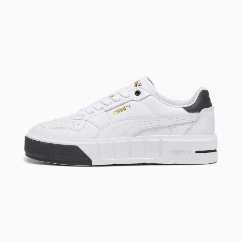 Puma | Women's Cali Court Leather Sneakers - White-Black