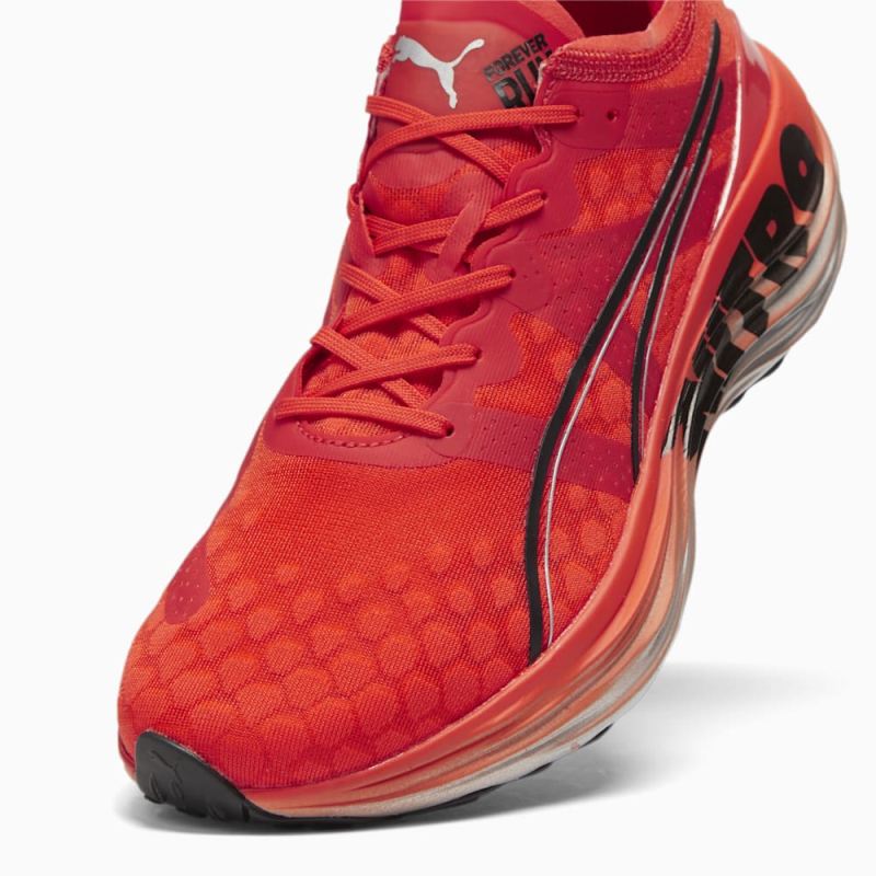 Puma | Men's ForeverRun NITRO Running Shoes - Cherry Tomato-Black