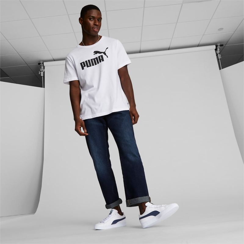 Puma | Men's Basket Classic XXI Sneakers - White-Peacoat