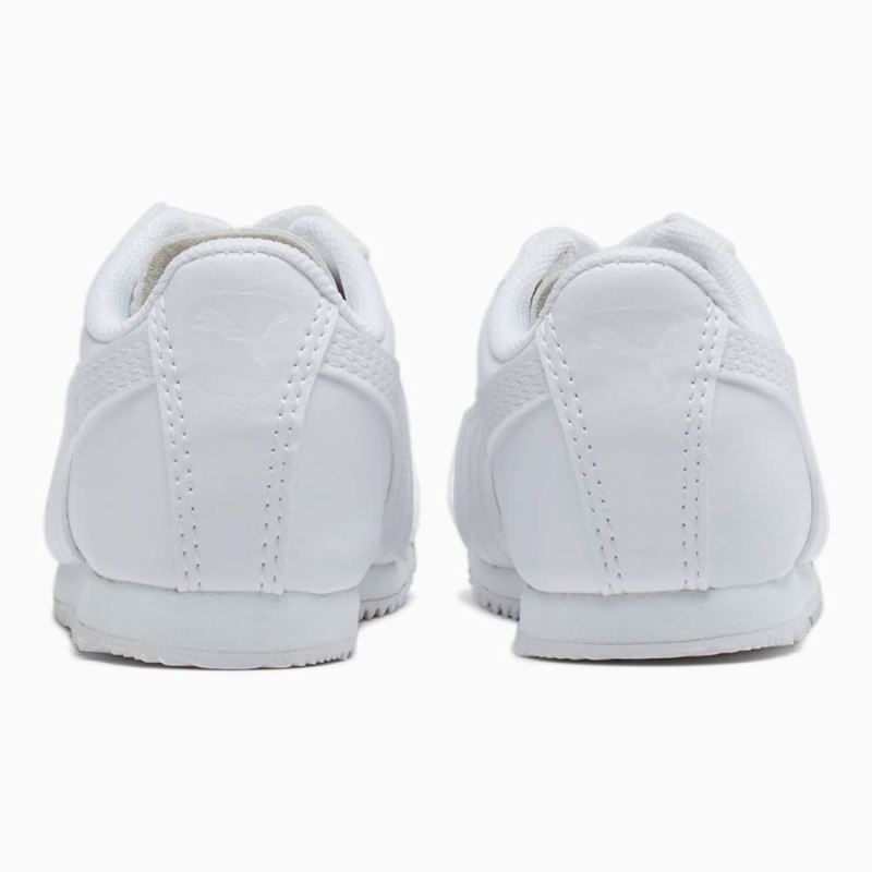 Puma | Girls Roma Basic Toddler Shoes - white-light gray