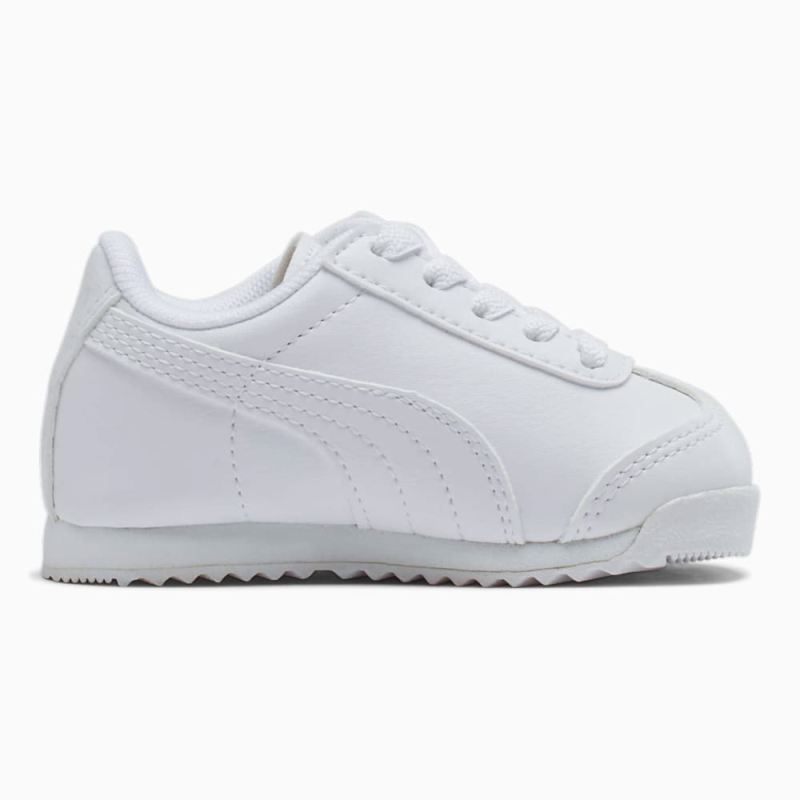 Puma | Girls Roma Basic Toddler Shoes - white-light gray