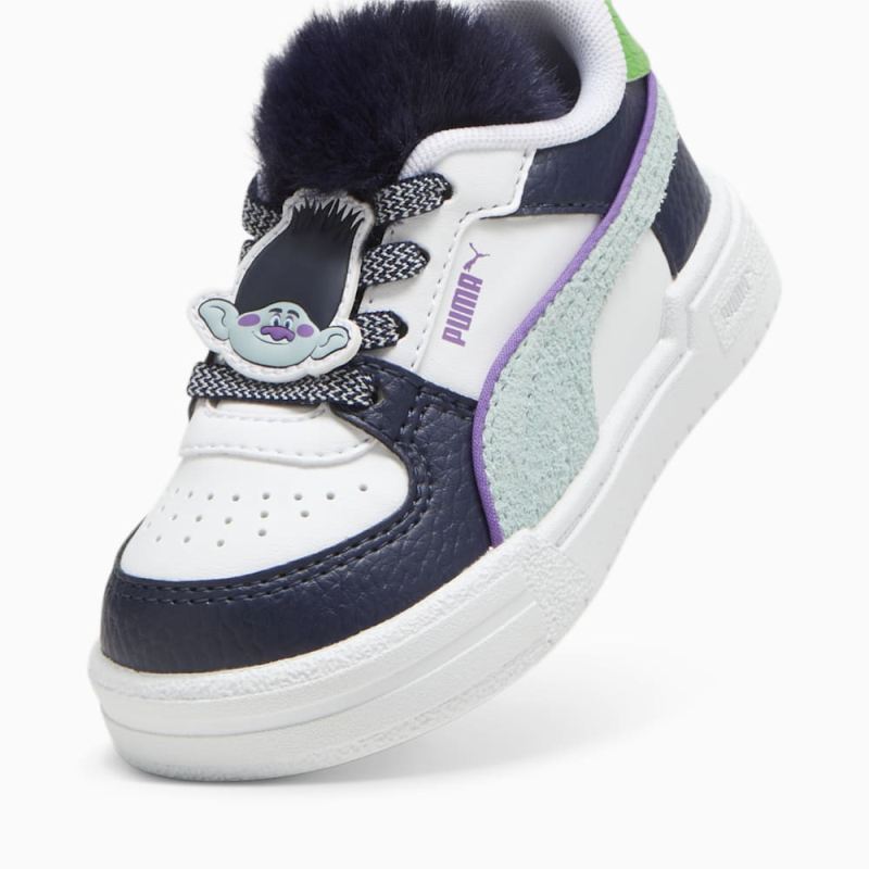 Puma | Girls Puma | Girls x TROLLS CA Pro Toddlers Sneakers - White-Navy