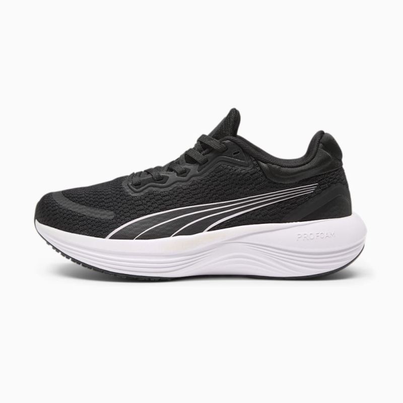 Puma | Women's Scend Pro Running Shoes - Black-Grape Mist - Click Image to Close