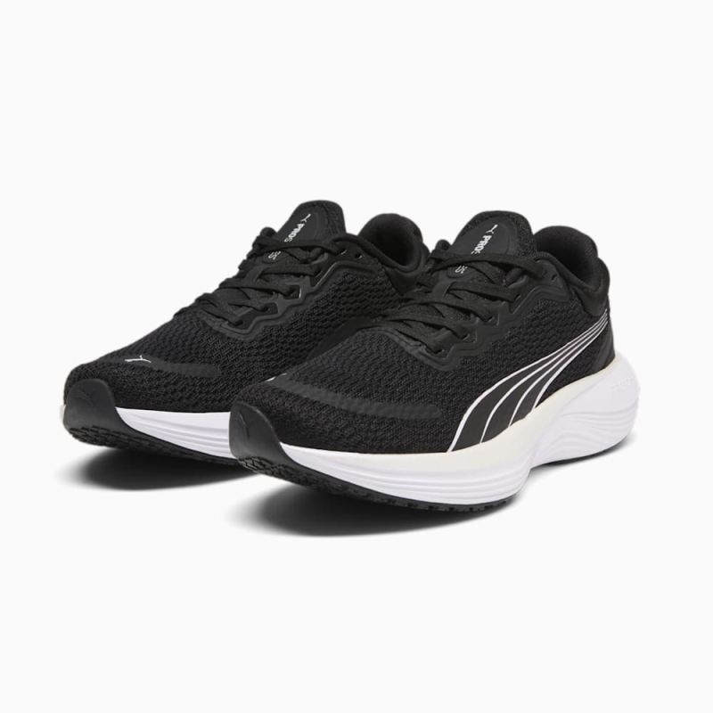 Puma | Women's Scend Pro Running Shoes - Black-Grape Mist