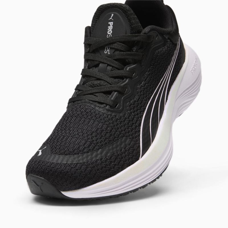 Puma | Women's Scend Pro Running Shoes - Black-Grape Mist