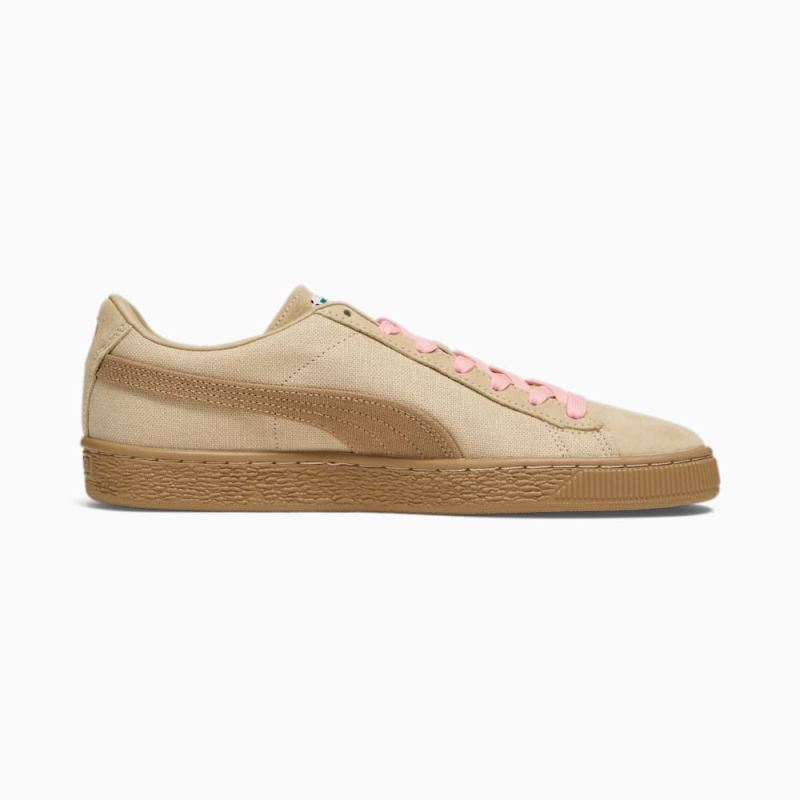 Puma | Men's Suede Hemp Sneakers - Toasted Almond-Toasted-Gold