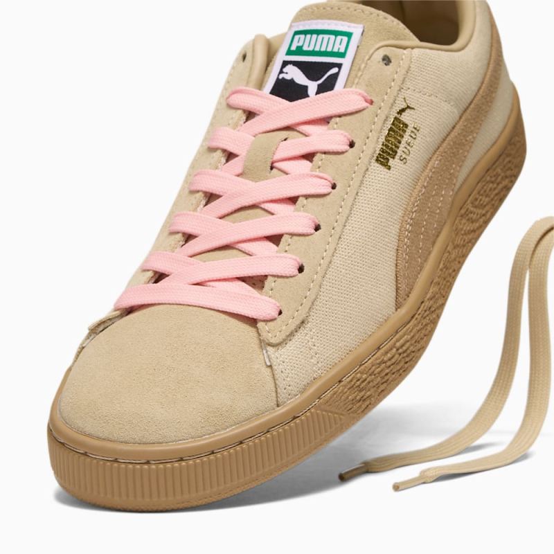 Puma | Men's Suede Hemp Sneakers - Toasted Almond-Toasted-Gold