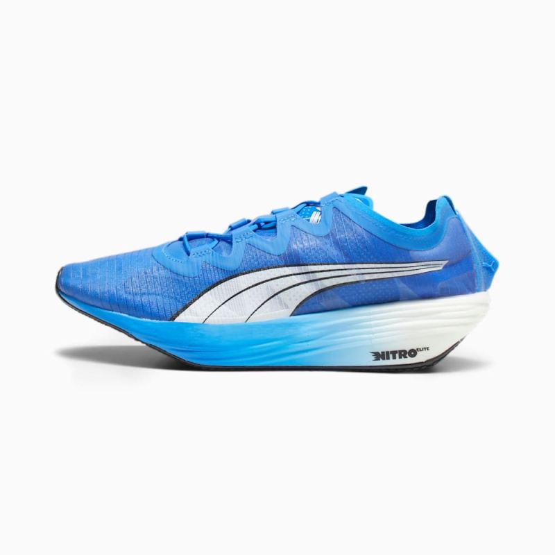 Puma | Men's Fast-FWD NITRO Elite Running Shoes - Fire Orchid-Ultra Blue-White