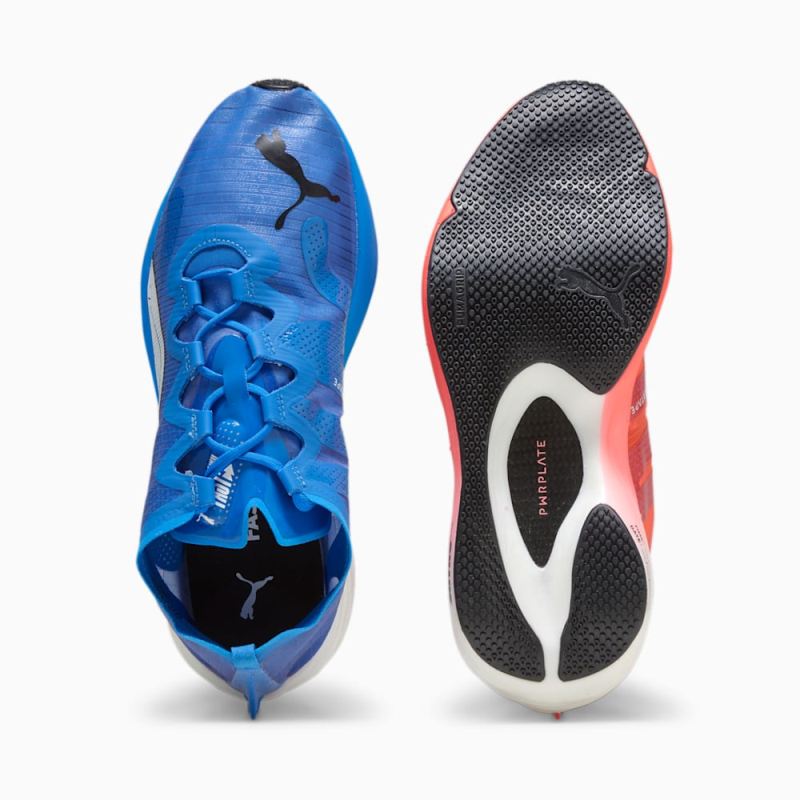 Puma | Men's Fast-FWD NITRO Elite Running Shoes - Fire Orchid-Ultra Blue-White