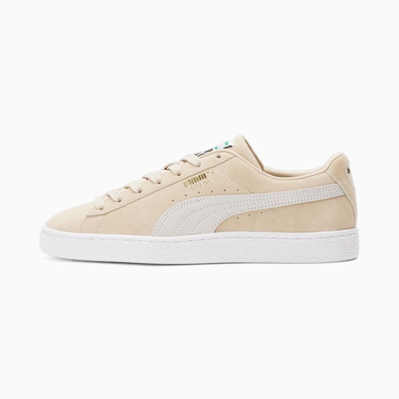 Puma | Men's Suede Classic XXI Sneakers - Granola-White-Team Gold - Click Image to Close