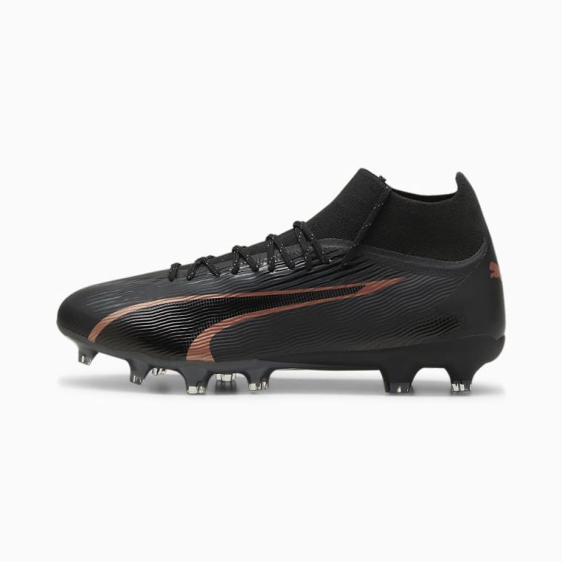 Puma | Men's ULTRA PRO FG/AG Soccer Cleats - Black-Copper Rose