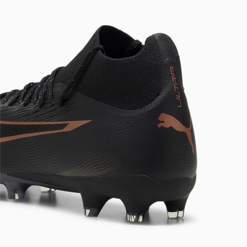 Puma | Men's ULTRA PRO FG/AG Soccer Cleats - Black-Copper Rose