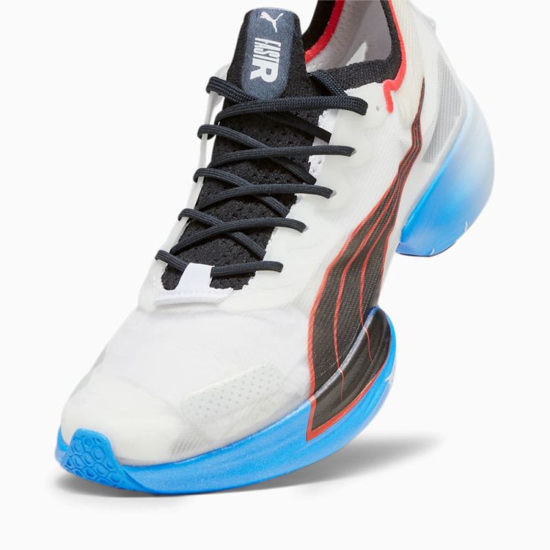 Puma | Men's Fast-R NITRO Elite Running Shoes - White-Ultra Blue