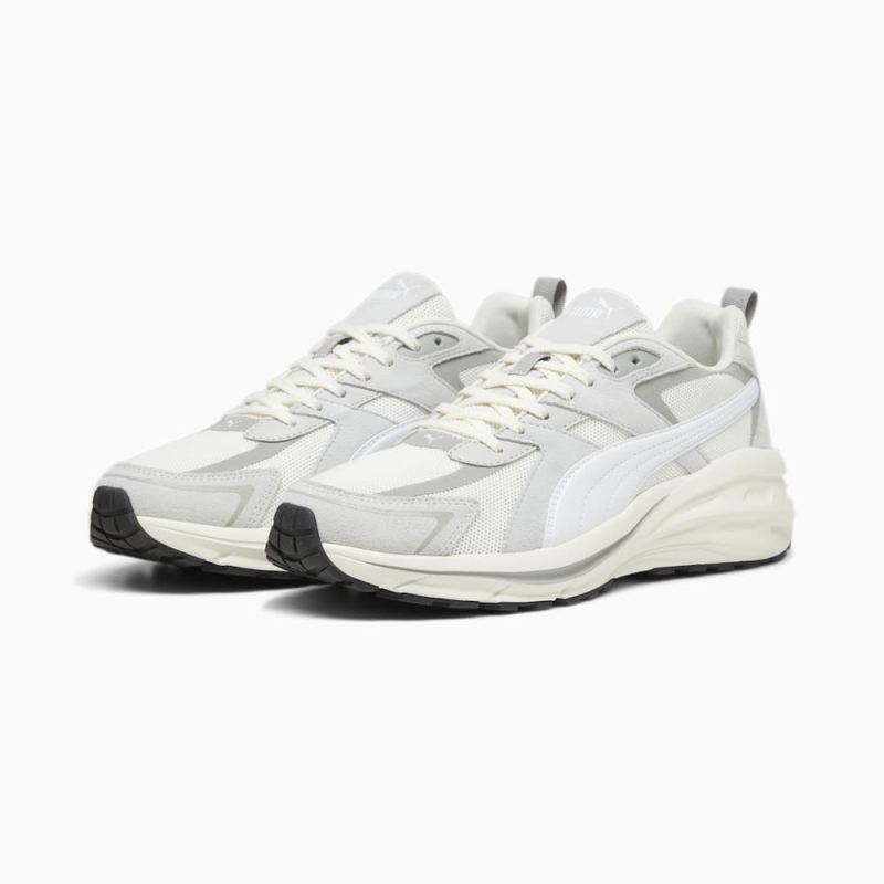 Puma | Men's Hypnotic LS Sneakers - Warm White-White-Glacial Gray