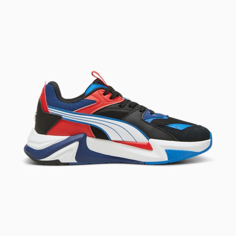 Puma | Women's BMW M Motorsport RS-Puls Sneakers - Black-Cool Cobalt-Pop Red