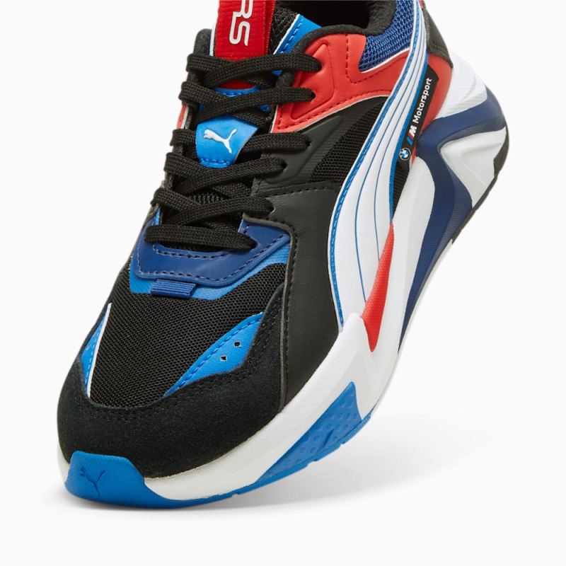 Puma | Women's BMW M Motorsport RS-Puls Sneakers - Black-Cool Cobalt-Pop Red