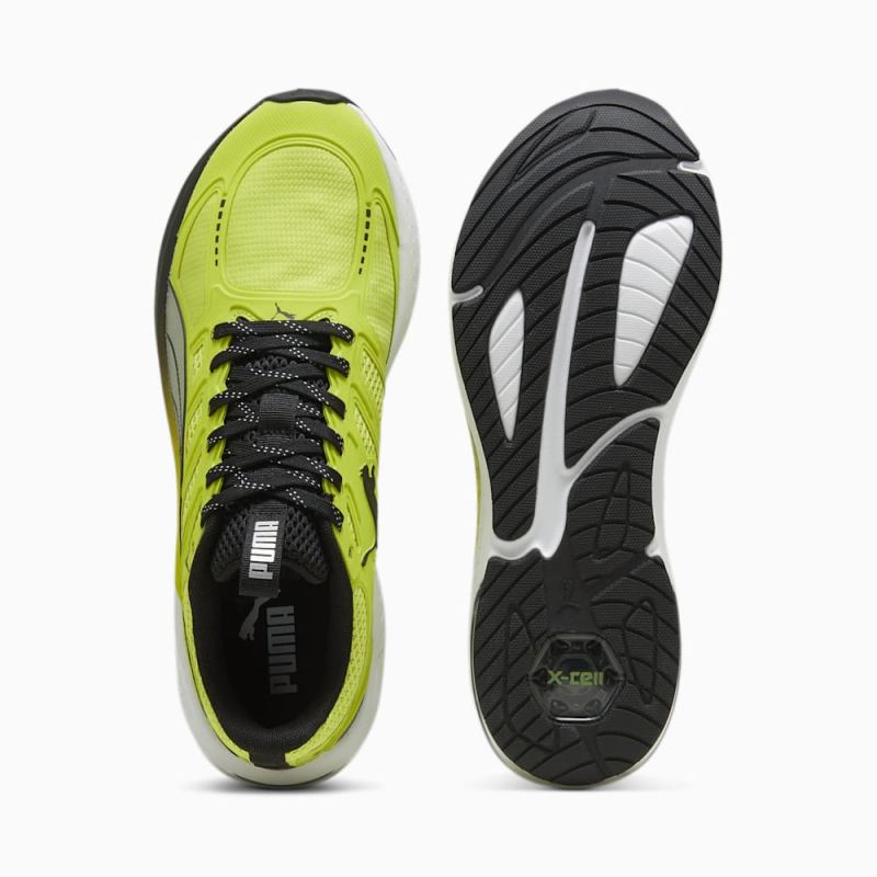 Puma | Men's X-Cell Lightspeed Running Shoe - Lime Pow