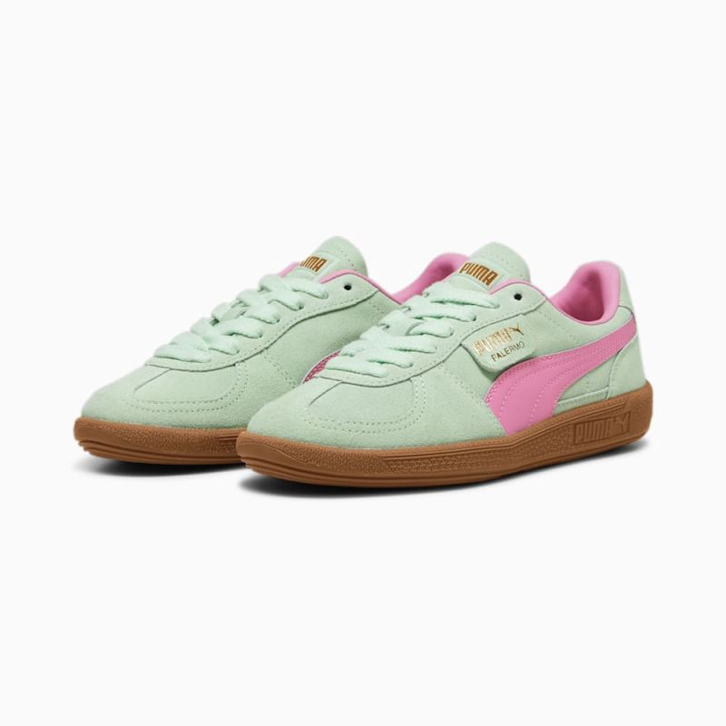 Puma | Boys Palermo Big Kids Sneakers - Fresh Mint-Fast Pink