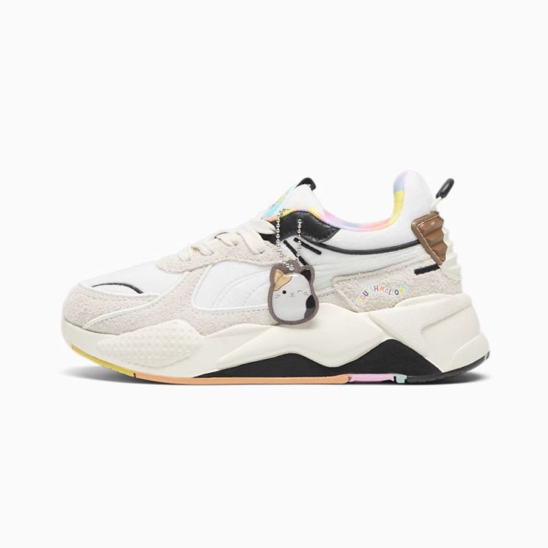 Puma | Girls Puma | Girls x SQUISHMALLOWS RS-X Cam Big Kids Sneakers - Warm White-Alpine Snow-Lemon Meringue - Click Image to Close