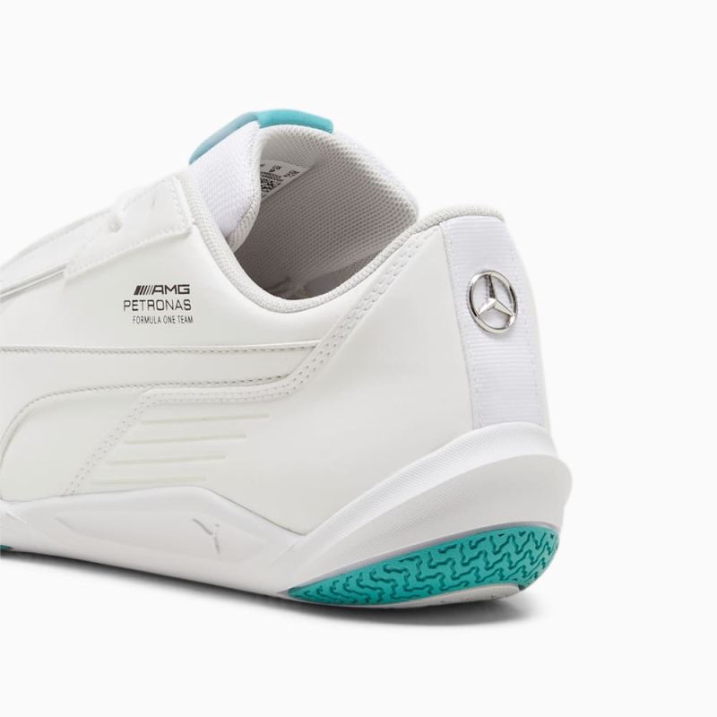 Puma | Men's Mercedes AMG-Petronas F1 R-Cat Machina Unisex Shoes - White-Sheen Green