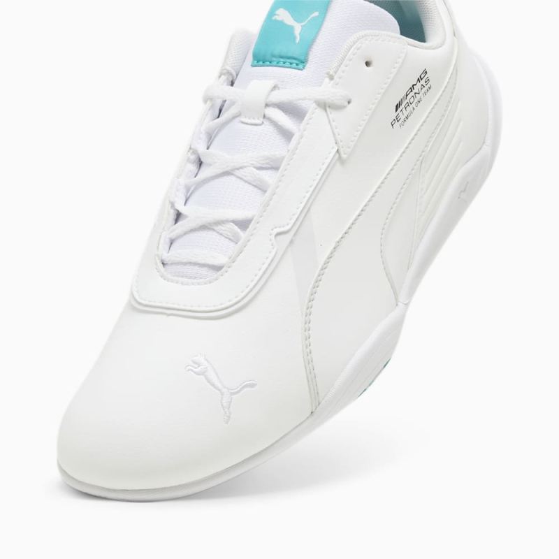 Puma | Men's Mercedes AMG-Petronas F1 R-Cat Machina Unisex Shoes - White-Sheen Green