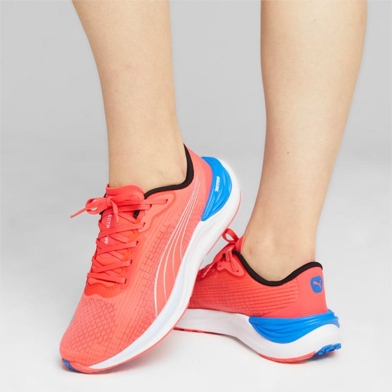 Puma | Women's Electrify NITRO 3 Running Shoes - Fire Orchid-Ultra Blue