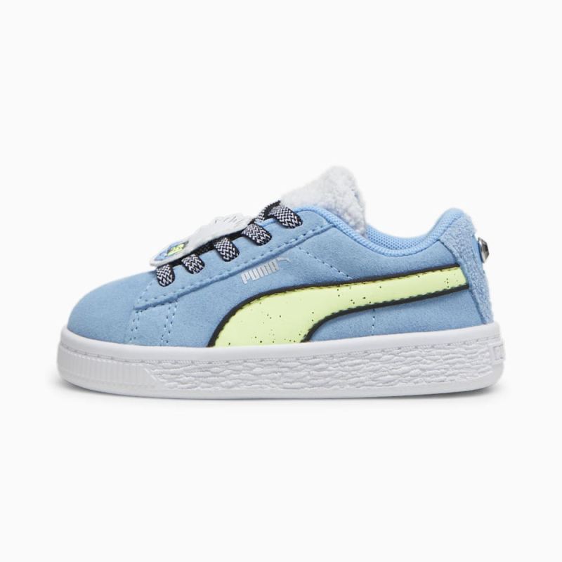 Puma | Boys Puma | Boys x TROLLS Suede Toddlers Sneakers - Team Light Blue-Fizzy Light - Click Image to Close