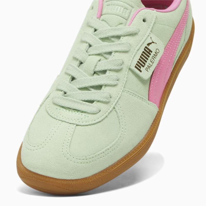 Puma | Men's Palermo Sneakers - Fresh Mint-Fast Pink