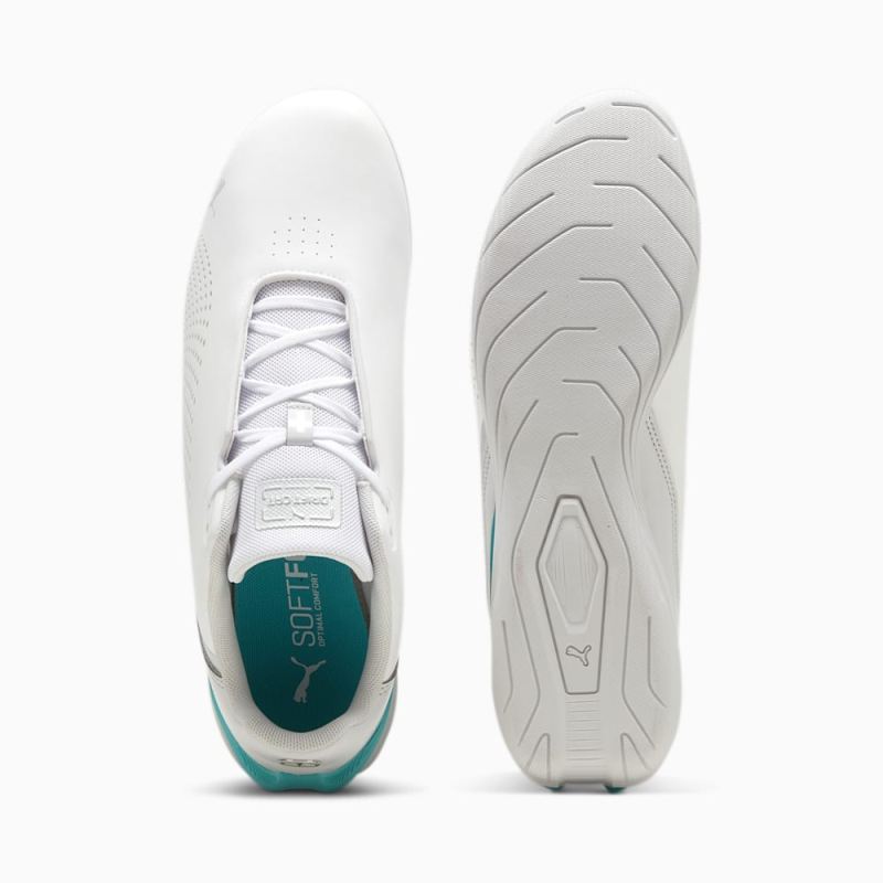 Puma | Men's Mercedes-AMG Petronas Formula 1 Drift Cat Decima Motorsport Sneakers - White-Sheen Green