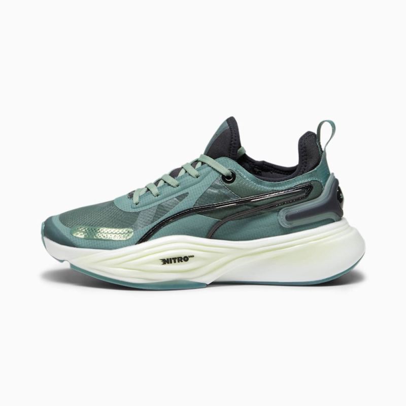 Puma | Men's PWR NITRO Squared Training Shoes - Eucalyptus-Black