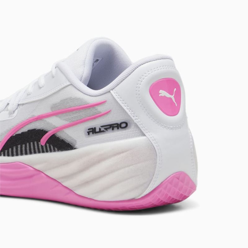 Puma | Men's All Pro NITRO Basketball Shoes - Poison Pink-White