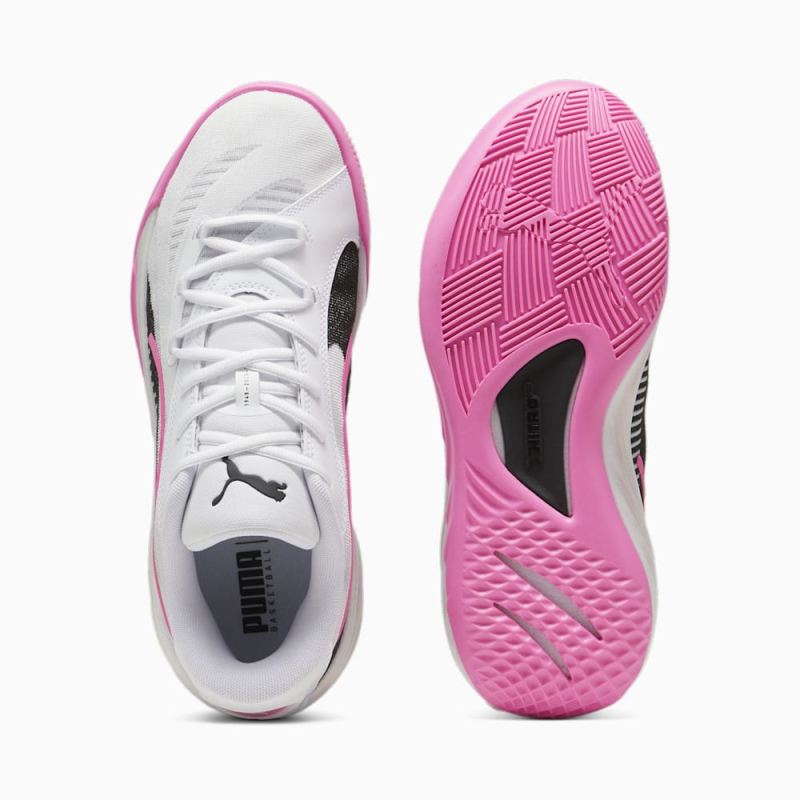 Puma | Men's All Pro NITRO Basketball Shoes - Poison Pink-White