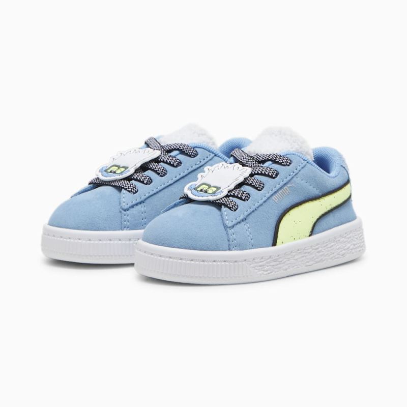 Puma | Boys Puma | Boys x TROLLS Suede Toddlers Sneakers - Team Light Blue-Fizzy Light