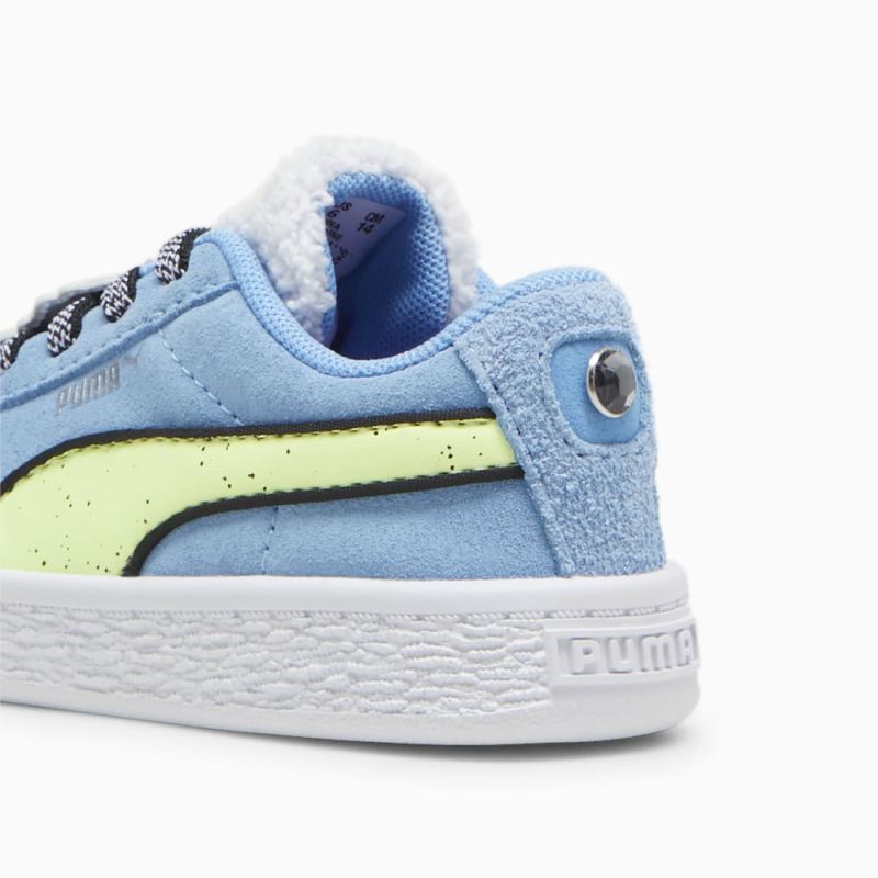 Puma | Boys Puma | Boys x TROLLS Suede Toddlers Sneakers - Team Light Blue-Fizzy Light