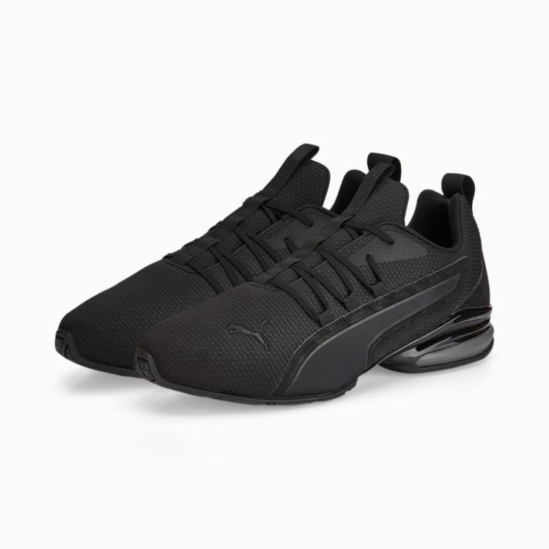 Puma | Men's Axelion NXT Camo Running Shoes - Black-CASTLEROCK