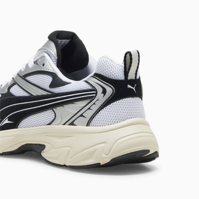 Puma | Men's Morphic Retro Sneakers - White-Black