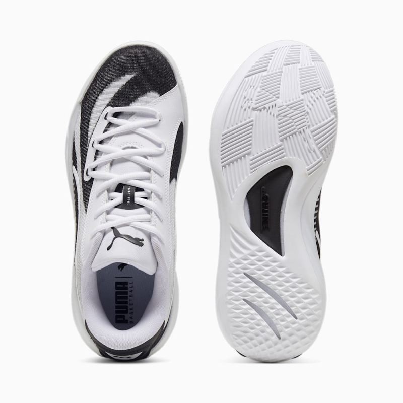 Puma | Men's All-Pro NITRO Team Basketball Shoes - White-Black