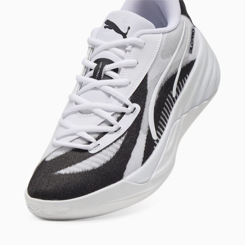 Puma | Men's All-Pro NITRO Team Basketball Shoes - White-Black