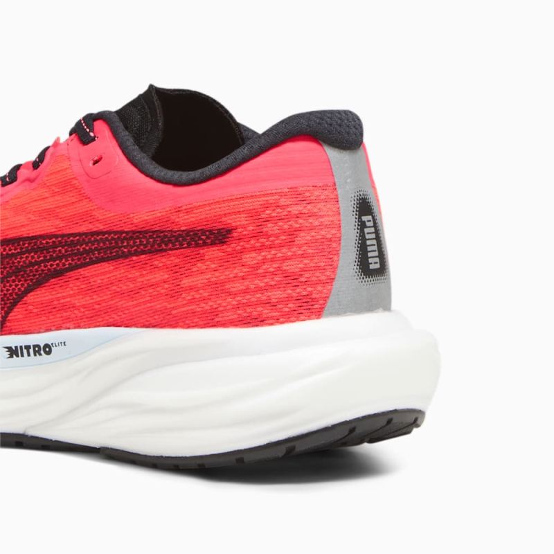 Puma | Women's Deviate NITRO 2 Running Shoes - Fire Orchid-Black-Icy Blue