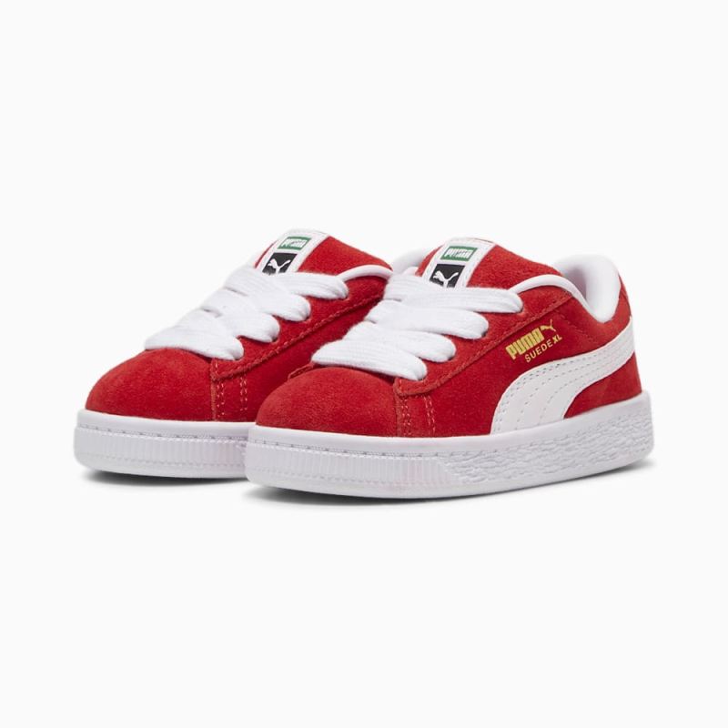 Puma | Boys Suede XL Toddlers Sneakers - For All Time Red-White