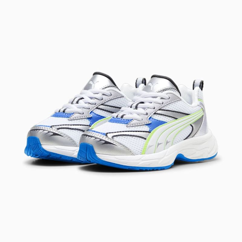 Puma | Girls Puma | Girls Morphic Little Kids Sneakers - White-Ultra Blue