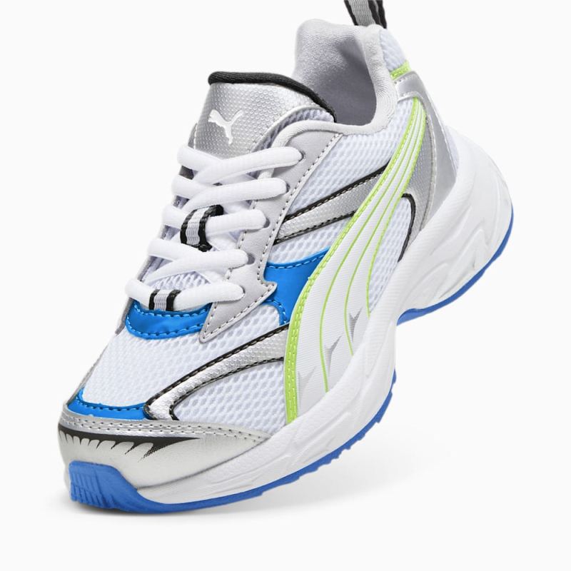 Puma | Girls Puma | Girls Morphic Little Kids Sneakers - White-Ultra Blue