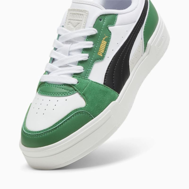 Puma | Men's CA Pro Lux III Sneakers - White-Archive Green-Black