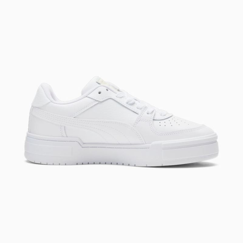 Puma | Women's CA Pro Embroidered Sneakers - White-Peach Smoothie-Flaxen