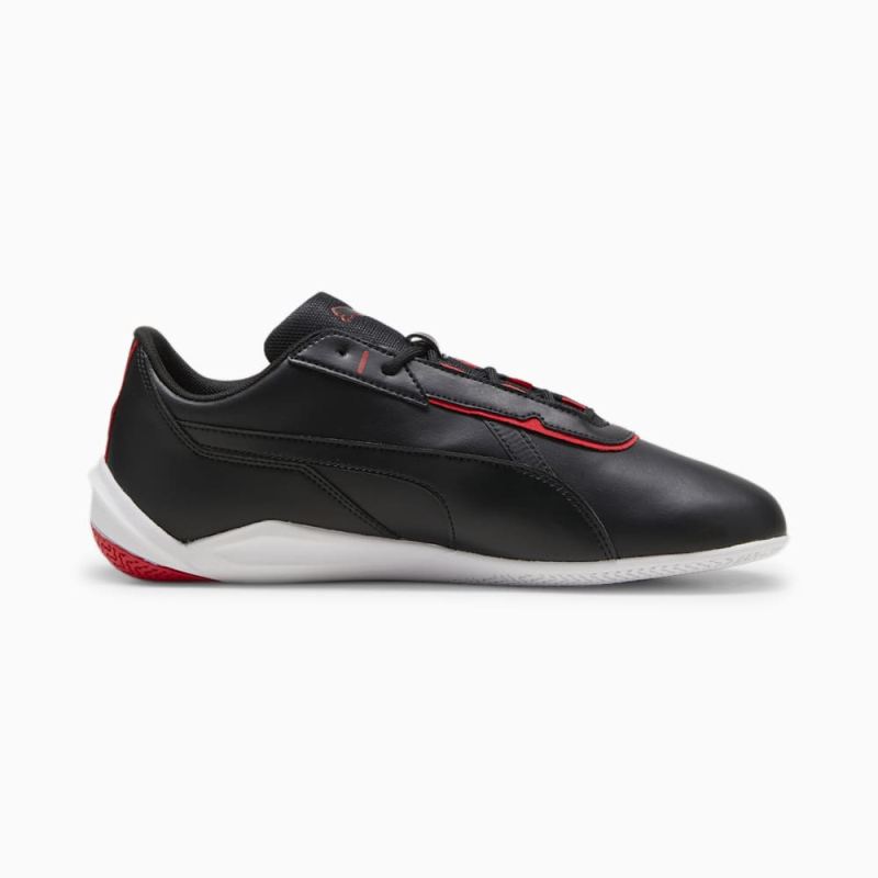 Puma | Men's Ferrari R-Cat Machina Sneakers - Black-Rosso Corsa