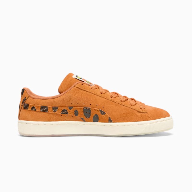 Puma | Men's x CHEETOS Suede Sneakers - Rickie Orange-For All Time Red-Warm White