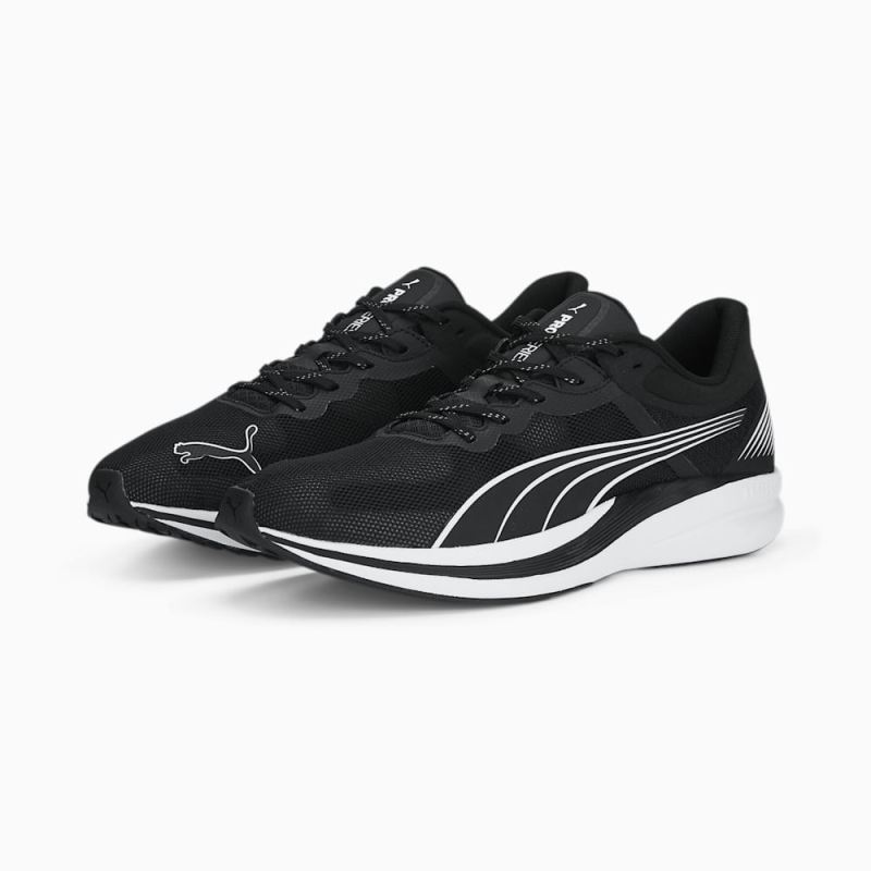 Puma | Men's Redeem Profoam Running Shoes - Black-White